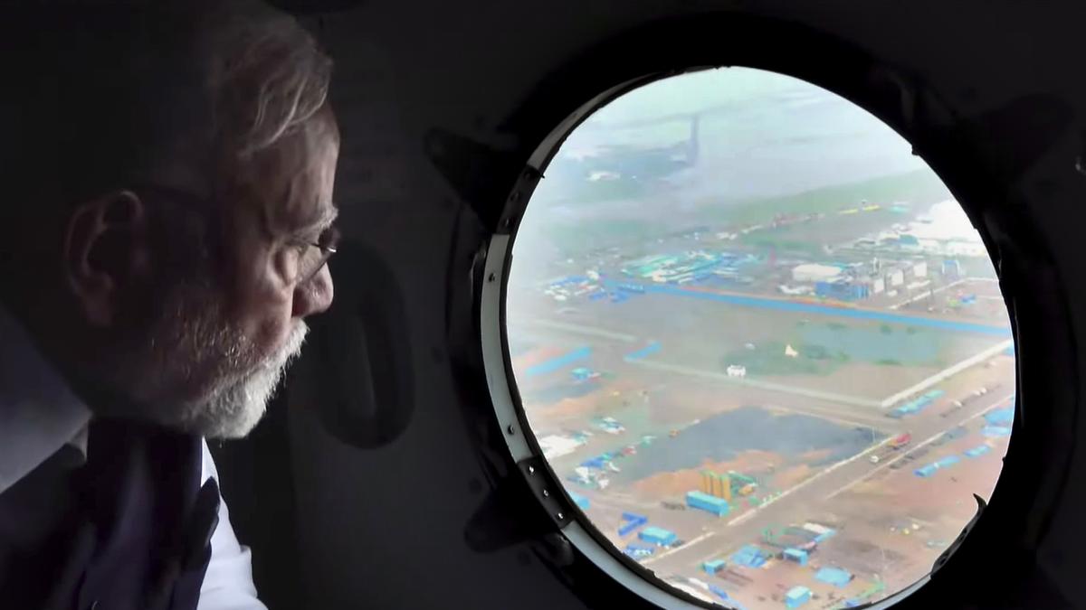 PM Modi undertakes aerial survey of Dholera Special Investment Region near Ahmedabad